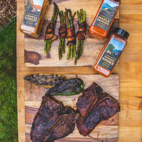 Spiceology & Derek Wolf Maple Bourbon Seasoning - Sweet & Smoky Barbeque Rubs, 4.2 oz for Ribs, Pork, Beef, Chicken