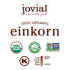 Jovial Einkorn 100% Organic Baking Flour Variety Pack, 32 Oz, 2 Pack - High Protein, Non-GMO, USDA Certified Organic