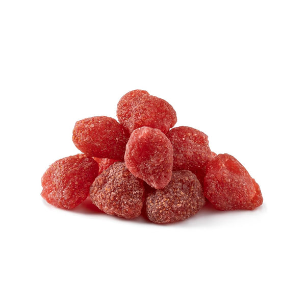 NUTS U.S. - Dried Whole Strawberries, Sweet, Dehydrated, NON-GMO Fruit Snacks In
