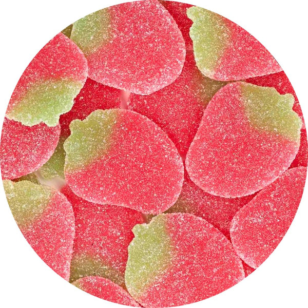 Swedisweets Malaco Sugar Strawberry Swedish Candy Soft Chewy Strawberry Gummies, Sugar Coated