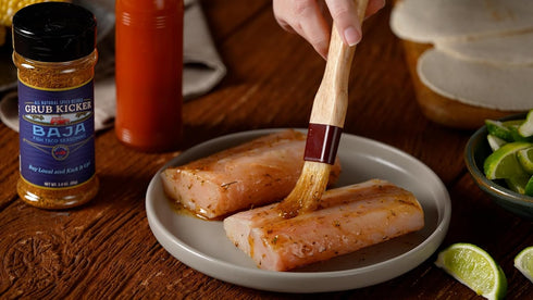 4-Pack Set Grub Kicker Spice Gift Appalachian All Purpose, Baja Fish Taco, Sunday Roast & Herbs de Provence Gourmet