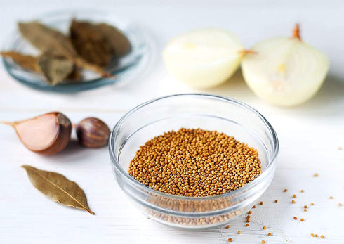 3 Food to Live - Organic Yellow Mustard Seeds, Pounds - Non-GMO, Whole Dried Spice, Vegan, Kosher, Bulk, Spicy, Pungent