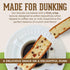 (12 oz, DIJAS Natural Foods, Individually Wrapped Fat Free Biscotti Cookies, All Natural Preservative Free Ingredients