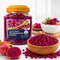 WildSap Emeralds Freeze Dried Red Dragon Fruit Dices - 7.7oz (218g) Value Size Jar,