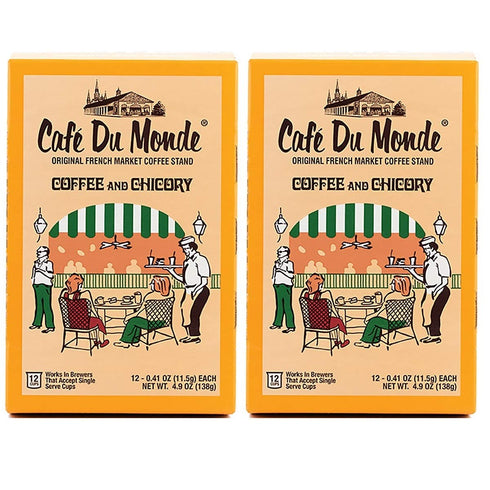 Cafe Du Monde Coffee and Chicory 24 Single Serve Cups