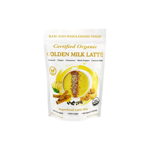 Chrie Sweet Heart Turmeric Cinnamon Superfood Blend Organic Golden Milk Powder with
