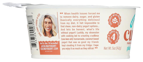 culina 5 OZ Plain & Simple Coconut Yogurt