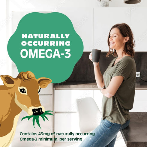 16 oz Organic Valley Grassmilk Half and Half Organic, Grass Fed, Non GMO (Pint)