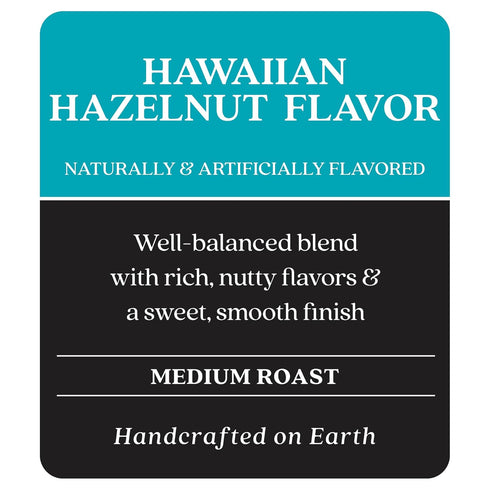 2 Lb Copper Moon Medium Roast Whole Bean Coffee, Hawaiian Hazelnut Blend