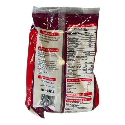 Generic 4 lbs Ayoola Cassava Fufu (Akpu) Flour