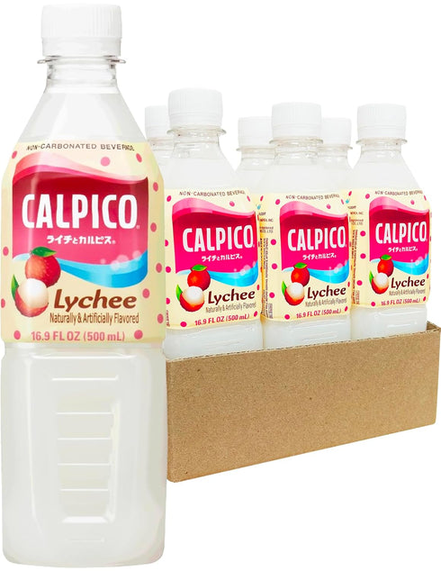 CALPICO Lychee Smooth, Creamy & Refreshing Non-Carbonated Beverage, Sweet and Tangy, Japanese