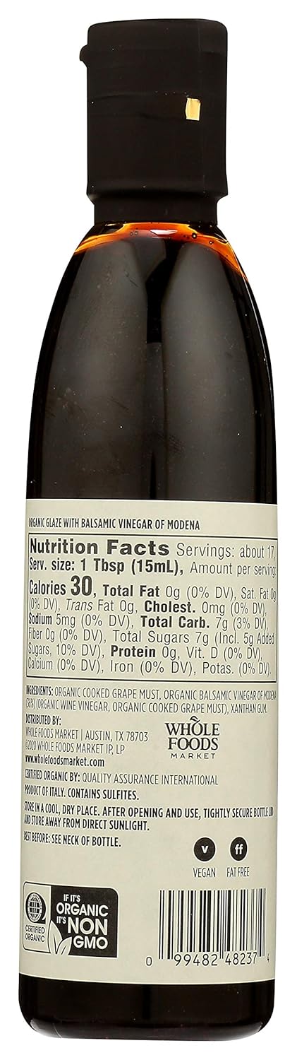 365 8.45 Oz (Pack 2) by Whole Foods Market, Organic Balsamic Glaze, Fl