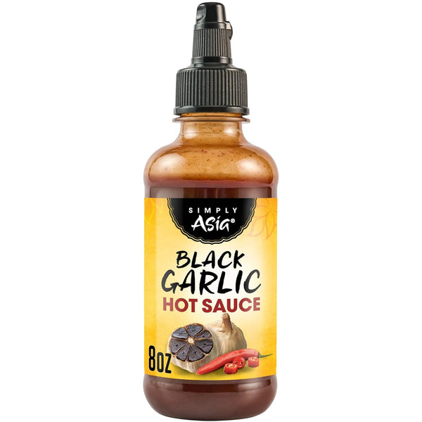 Simply Asia Hot Sauce, Black Garlic, Sweet and Savory Heat Made with