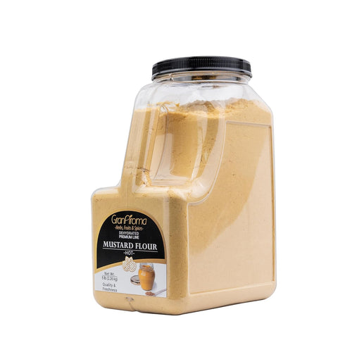 (80 GranAroma Mustard Flour, Gluten-Free Mustard Powder for Cooking, Sauces, and Seasoning Ounce)
