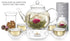 Teabloom Flowering Tea, 12 Unique Varieties of Blooming Tea Flowers, 12-Pack Gift Canister