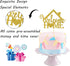Gold Glitter Welcome Home Cake Topper - Home Party Decoration - Welcome Sign for New Home/New Baby/Retirement