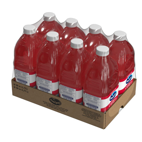 60 (Pack 8) Ocean Spray Cranberry Cocktail Juice Drink, Ounce Bottles