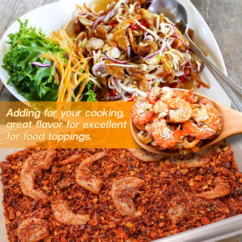 Lamoone 100g (3.5 oz) Dried Shrimp for Cooking, Premium Quality Dehydrated Shrimp for Stir-Fries, Soups, Papaya Salad