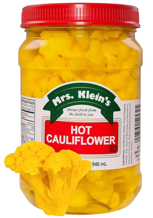 Mrs Kleins Cauliflower Bites | Hot & Spicy cauliflower florets | Unique