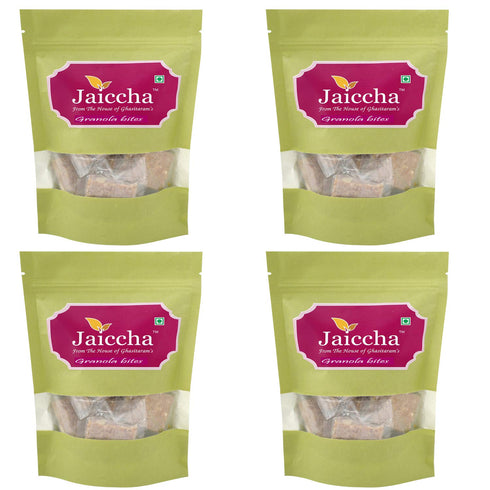 Jaiccha Ghasitaram Granola Bites 800 GMS in Green Paper Pouch