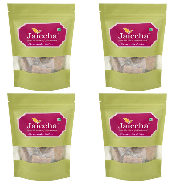 Jaiccha Ghasitaram Granola Bites 800 GMS in Green Paper Pouch