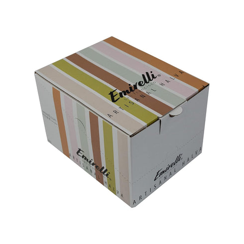 55%-Tahini Pack 6 Emirelli Artisanal Halva Dessert Authentic Middle Eastern Candy Turkish Sweets Vegan Candy Halwa