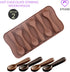 Set Chocolate Spoon Silicone Molds for Chocolate & Peppermint Candy Perfect for Cocoa Bombs and Hot Chocolate Bombs