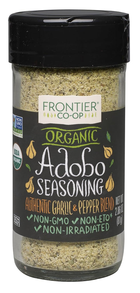 Frontier Herb Adobo Seasoning Blend, Non Irradiated, 2.86 Ounces, Pack Of 12