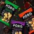 2-Ounce (Pack 6) PORQ Artisanal Fried Pork Rinds, Smoky Black Pepper & Sea Salt with Smoke Flavor Added, Gluten Free