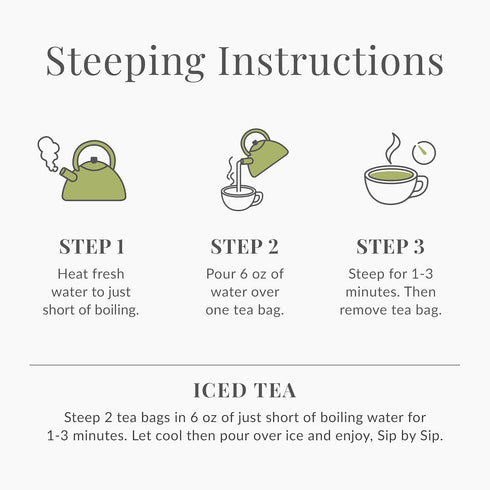 50 The Republic of Tea - Black Raspberry Green Tea, Tea Bags, Tin | Flavored Berry Tea | Caffeinated