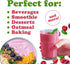 8 Food to Live Cranberry Powder, Ounces Great for Juices, Smoothies, Yogurts & Breakfast Drinks. Spray-Dried Powder