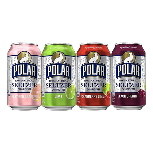 Generic Pack 12 oz, 12 Pack Polar Seltzer Variety | | Cranberry Lime, Ruby Red Grapefruit, Black Cherry, and Lime