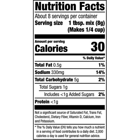White Lily Country 2.25 oz (Pack 32) Sausage Gravy Mix