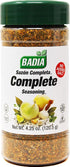 Badia Complete Seasoning Salt-Free, 4.25 oz All-Purpose Spice Blend of Garlic, Onion,
