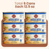 Wellsley Farms 12.5 oz 6-Pack Premium Chunk Chicken Breast in Water, Fully Cooked Boneless Skinless, For Prepared