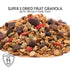 5 2 LBS 14 Gerbs Super Fruit Granola, - Top Food Allergy Free & Non GMO - Unsulfured & Keto Safe - Cranberry