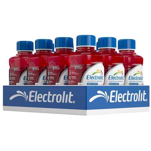 12 Pack Electrolit Hydration Electrolyte Drinks, Sports Beverages with Electrolytes, Magnesium, Calcium & Potassium