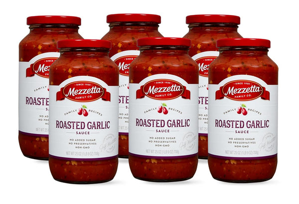 Mezzetta Family Recipes Roasted Garlic Marinara Sauce - Sweet Plum Tomatoes, Fresh