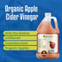 128 oz Kevala Organic Raw Apple Cider Vinegar - Unfiltered and Unpasteurized Vinegar for Cooking and Beauty, Addition