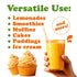 12 Food to Live Orange Powder, Ounces - Made from Raw Dried Citrus Fruit, Unsulfured, Vegan, Bulk, Great for Baking