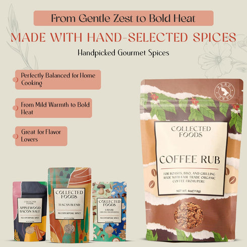 Set 5 Set Set 5: BBQ Rub Gift - Spices Gift in Premium Box - Great Grilling Gift for Mother's Day, Father's Day