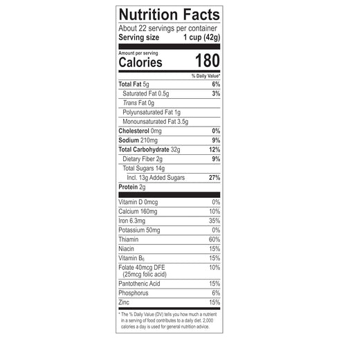 33 OZ (Pack 3) Malt-O-Meal Cinnamon Toasters Breakfast Cereal, Oven-Puffed Cinnamon Cereal Squares, Large Cereal
