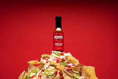 5 oz Arbol Chili and Garlic Hot Sauce By Bravado Spice Gluten Free, Vegan, Low Carb, Paleo Hot Sauce All Natural Hot