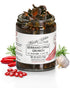 6oz 2 Pack 100% Spicy Serrano & Mild Jalapeno Pepper Chili Crisp Crunch - Variety - All Natural Chili Oil Hot Sauce