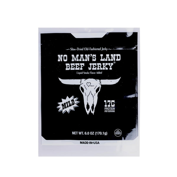 No Mans Land High Protein Beef Jerky | 17G Protein, Low Carb,