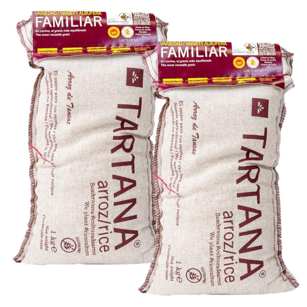 ARROZ TARTANA Authentic Albufera Spanish Paella Rice Imported from Spain, Great for