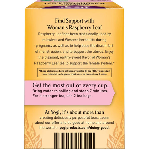 Yogi Raspberry Leaf Tea for Women's Health