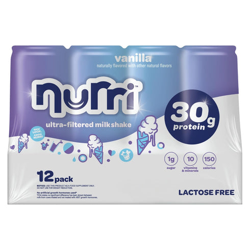 Nurri - 30g Protein Ultra Filtered Milk Shake Vanilla - Lactose Free,