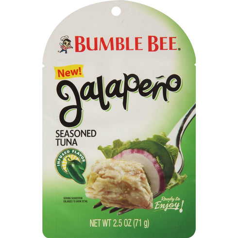 Bumble Bee 2.5 3-Pouches Jalapeno Seasoned Tuna, Ounce