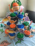 ALISSAR 35-Pack Baby Dinosaur Cupcake Toppers Picks for Kids Birthday Baby Shower Party Decorations Supplies